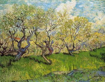 Verger en fleur 3 Vincent van Gogh Peinture à l'huile